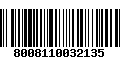 Código de Barras 8008110032135