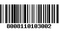 Código de Barras 8008110103002