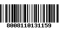 Código de Barras 8008110131159