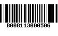 Código de Barras 8008113000506