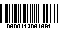 Código de Barras 8008113001091