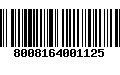 Código de Barras 8008164001125