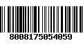 Código de Barras 8008175054059