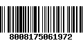 Código de Barras 8008175061972