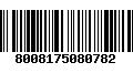 Código de Barras 8008175080782