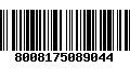 Código de Barras 8008175089044