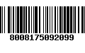 Código de Barras 8008175092099