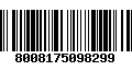 Código de Barras 8008175098299