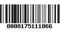 Código de Barras 8008175111066