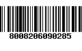 Código de Barras 8008206090285