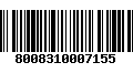 Código de Barras 8008310007155