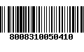 Código de Barras 8008310050410