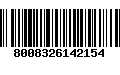 Código de Barras 8008326142154