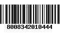 Código de Barras 8008342010444