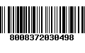 Código de Barras 8008372030498
