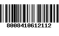 Código de Barras 8008410612112