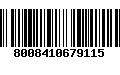 Código de Barras 8008410679115