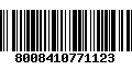 Código de Barras 8008410771123