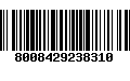 Código de Barras 8008429238310