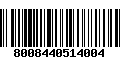 Código de Barras 8008440514004