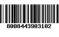 Código de Barras 8008443903102