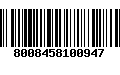 Código de Barras 8008458100947