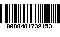 Código de Barras 8008481732153