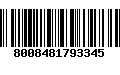 Código de Barras 8008481793345