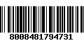 Código de Barras 8008481794731