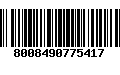 Código de Barras 8008490775417