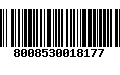 Código de Barras 8008530018177