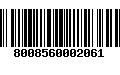 Código de Barras 8008560002061