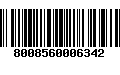 Código de Barras 8008560006342