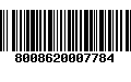 Código de Barras 8008620007784