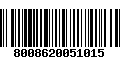 Código de Barras 8008620051015