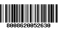 Código de Barras 8008620052630