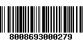 Código de Barras 8008693000279