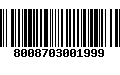 Código de Barras 8008703001999