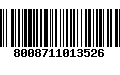 Código de Barras 8008711013526