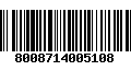 Código de Barras 8008714005108