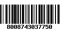 Código de Barras 8008743037750