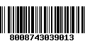 Código de Barras 8008743039013