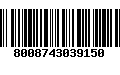 Código de Barras 8008743039150