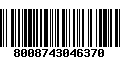 Código de Barras 8008743046370