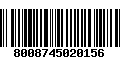 Código de Barras 8008745020156