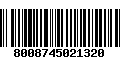 Código de Barras 8008745021320