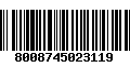 Código de Barras 8008745023119