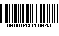 Código de Barras 8008845118043