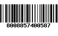 Código de Barras 8008857400587