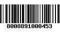 Código de Barras 8008891000453